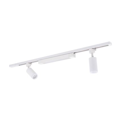 LED reflektor v tračnem sistemu TRACER 2xGU10/10W/230V + LED/20W 1 m bela