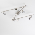 LED točkovno svetilo 6xGU10/5W/230V matni krom