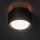 LED točkovno svetilo SONOR LED/12W/230V 3000/4000/5700K + LED/1,5W 2200K, premer 14 cm, črna