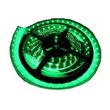 LED trak kopalniški vodoodporen 5m IP65 zelen