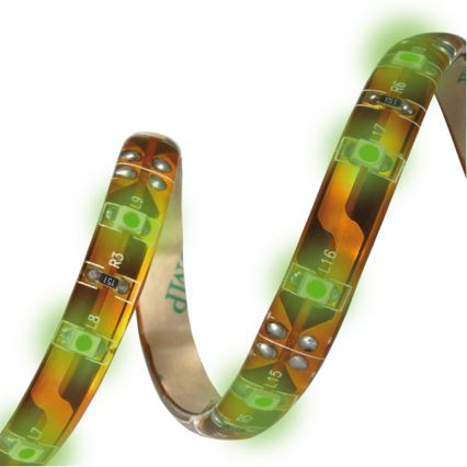 LED trak kopalniški vodoodporen 5m IP65 zelen