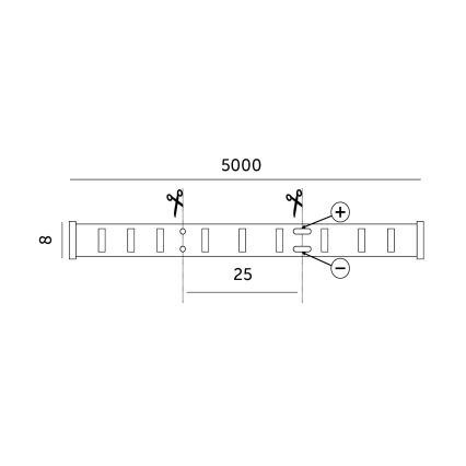 LED Trak LED/50W/12V 5 m 3000K