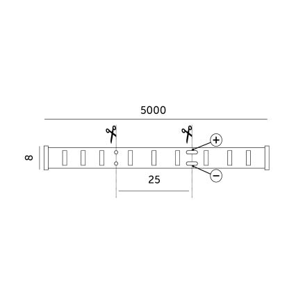 LED Trak LED/50W/12V 5 m 4000K IP65