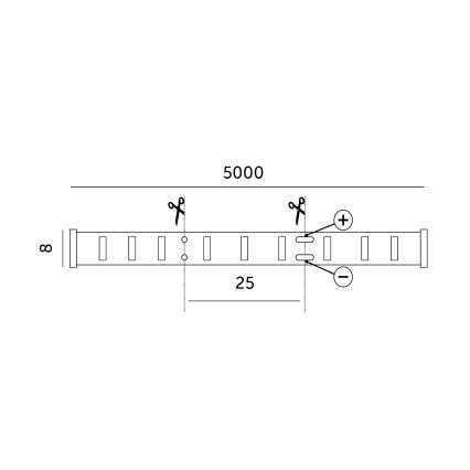 LED Trak LED/50W/12V 5 m 6500K