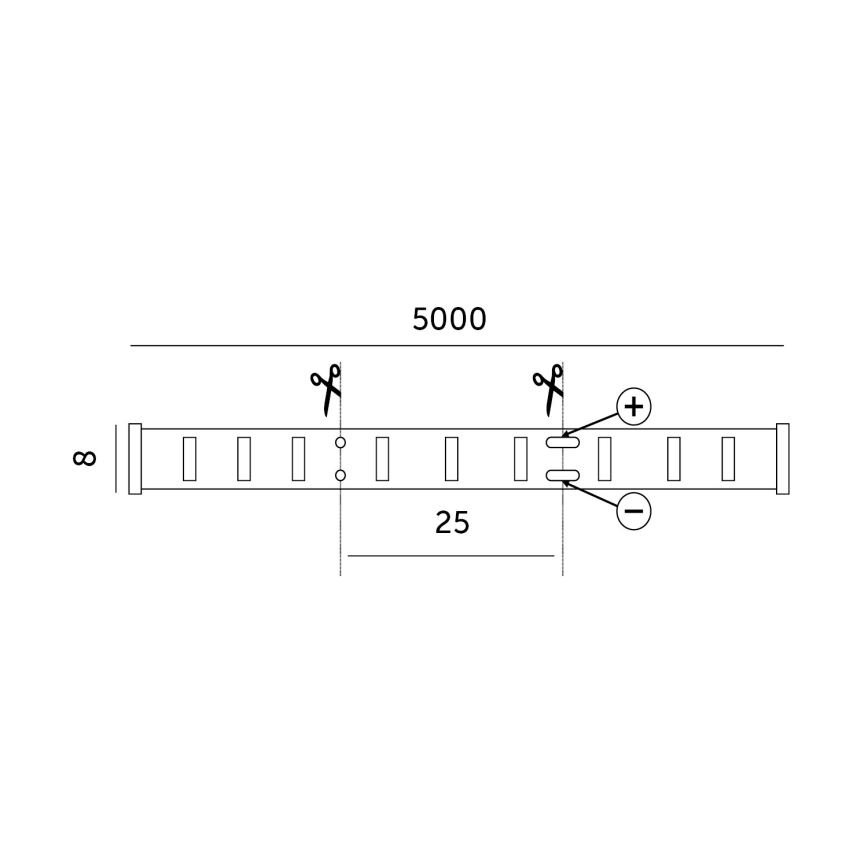 LED Trak LED/50W/12V 5 m 6500K
