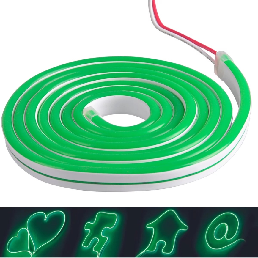LED Trak NEON 5m LED/30W/24V zelena IP65