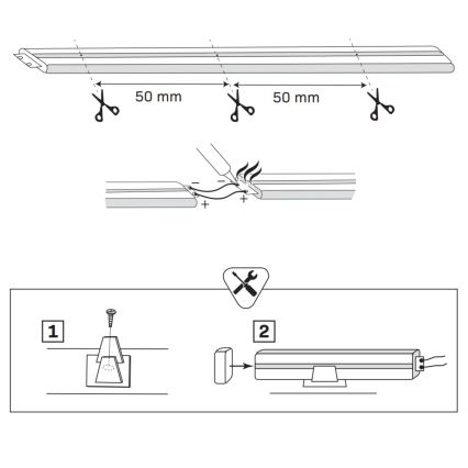 LED Trak NEON 5m LED/48W/24V 4000K IP65