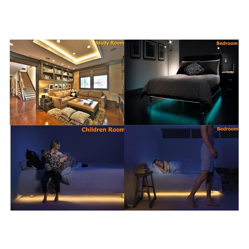 LED Trak s senzorjem WAVE SENZOR 1,2m LED/4W/230V 3000K