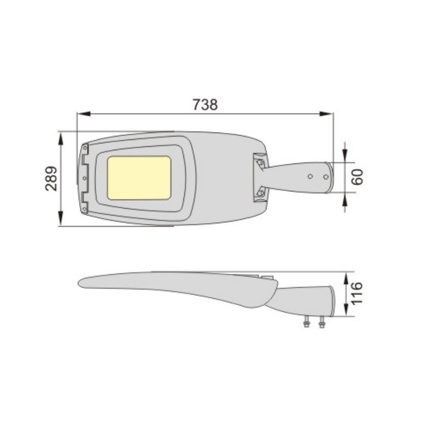 LED Ulična svetilka ADQUEN PLUS LED/100W/230V IP66