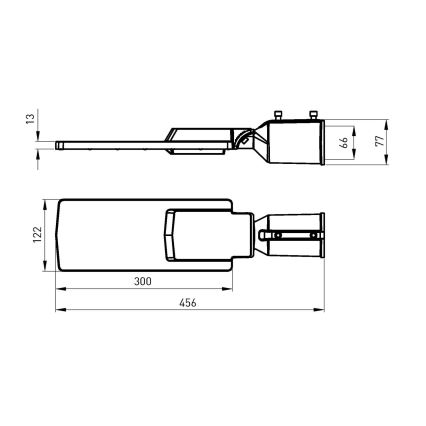 LED Ulična svetilka BOSTON LED/35W/230V IP65