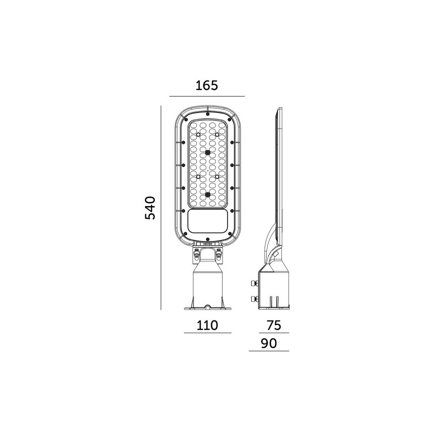 LED ulična svetilka BRELUXO LED/150W/230V 4000K IP65