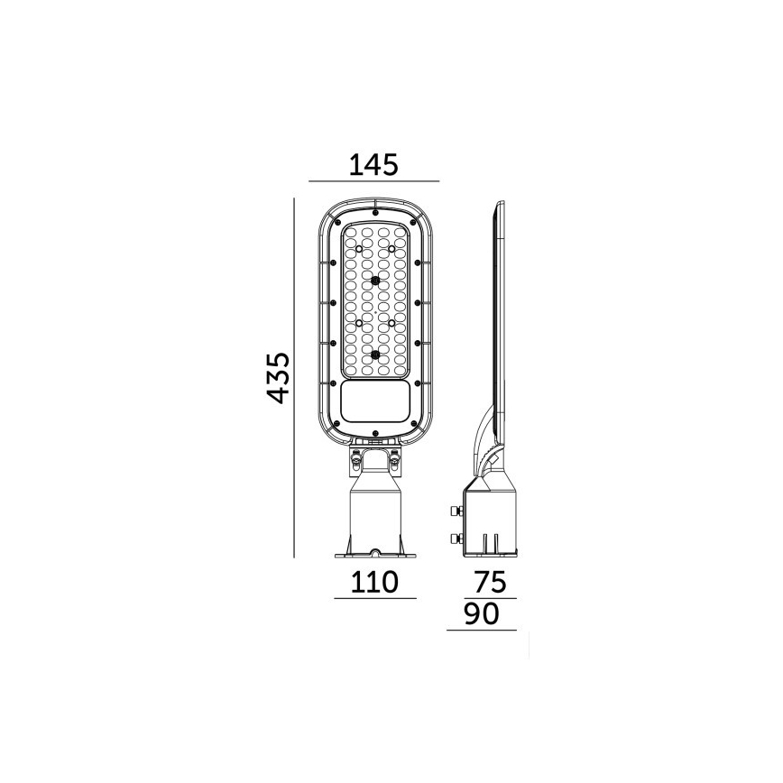 LED ulična svetilka BRELUXO LED/50W/230V 4000K IP65