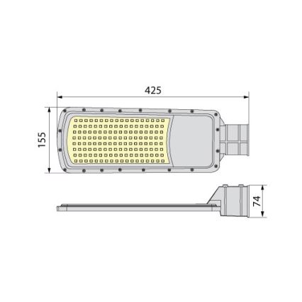 LED ulična svetilka NOVUM PLUS LED/100W/230V IP65 4000K