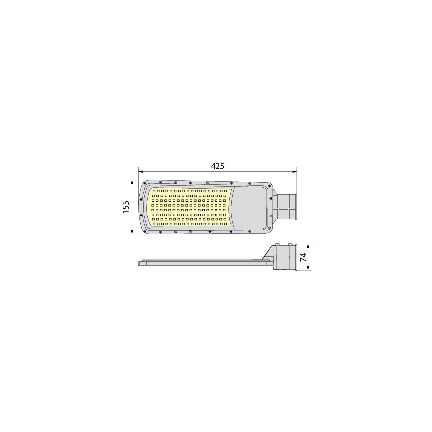LED ulična svetilka NOVUM PLUS LED/100W/230V IP65 4000K