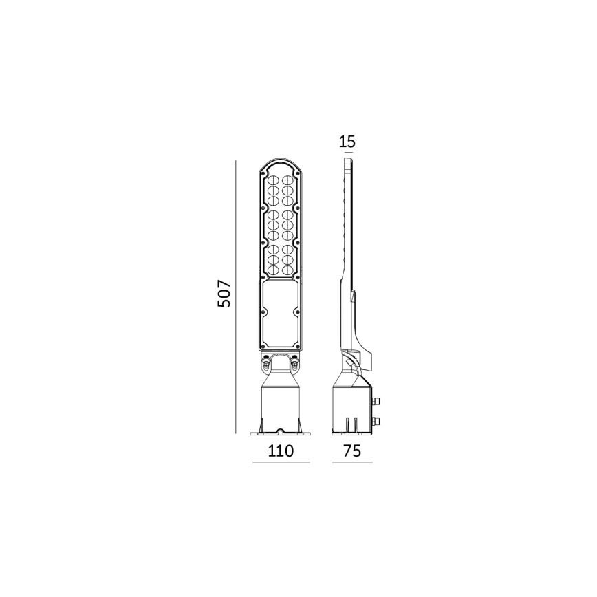 LED Ulična svetilka s senzorjem za mrak CYOTO LED/50W/230V IP65 4000K