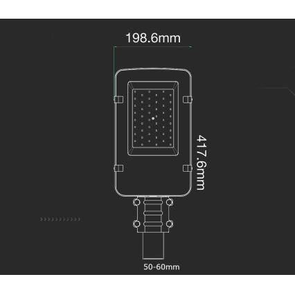 LED Ulična svetilka SAMSUNG CHIP LED/30W/230V 4000K IP65