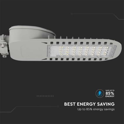 LED Ulična svetilka SAMSUNG CHIP LED/50W/230V 6500K siva