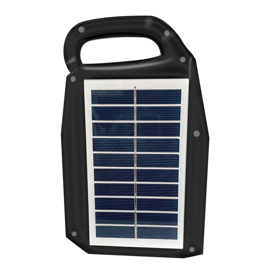LED Večnamenska solarna svetilka z zvočnikom in power bankom LED/5W/7200mAh IP65