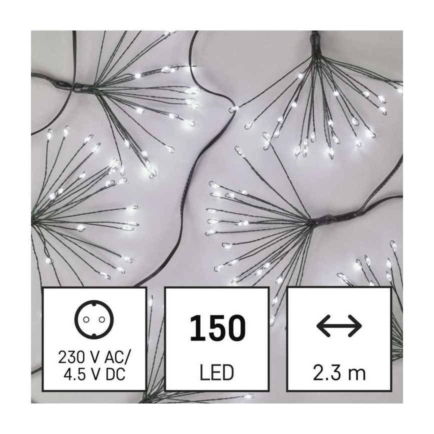 LED veriga 150xLED/5,35m hladna bela