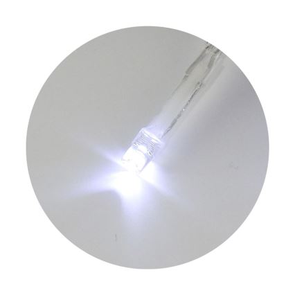 LED veriga 20xLED/2 funkciji 2,4m hladna bela