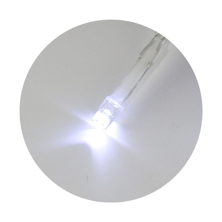 LED veriga 20xLED/2 funkciji 2,4m hladna bela