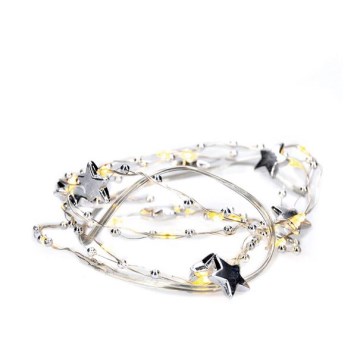 LED  veriga 20xLED/2xAA 1,5m topla bela