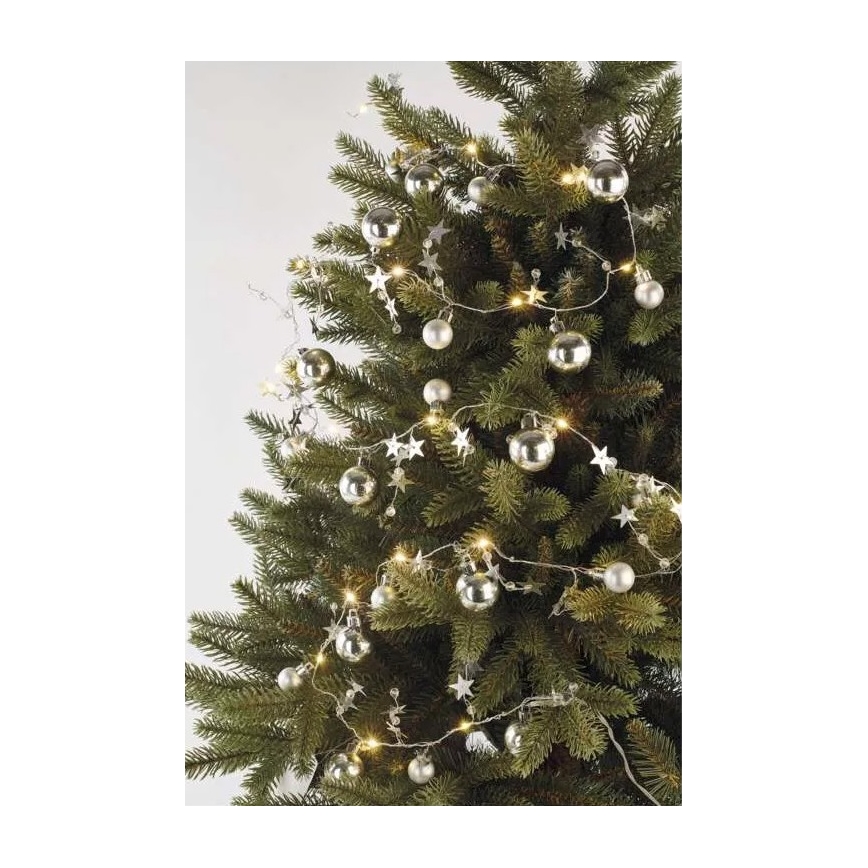 LED veriga 20xLED/2xAA 2,2 m topla bela