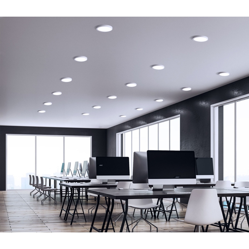 LED vgradna stropna svetilka ALGINE 2v1 LED/6W/230V 3000K bela