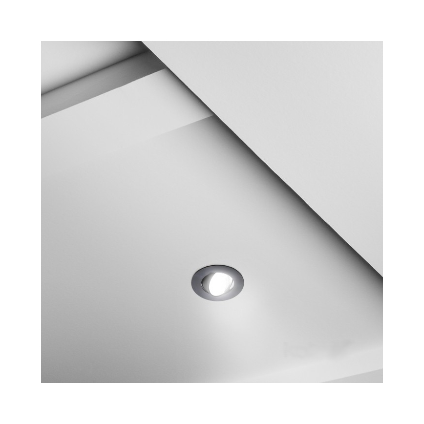 LED vgradna stropna svetilka BRINO LED/3/5/7W/230V 3000/4000/6500K črna