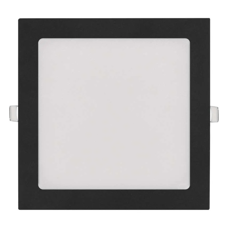 LED vgradna stropna svetilka NEXXO LED/18W/230V 3000/3500/4000K črna 22,5 x 22,5 cm