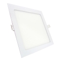 LED vgradna stropna svetilka QTEC LED/15W/230V 2700K 19x19 cm