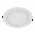 LED vgradna stropna svetilka SIGARO LED/24W/230V 3000/4000/6500K Ø 22 cm bela