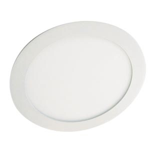 LED Vgradna svetilka 1xLED/12W/230V topla bela okrogla
