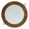 LED Vgradna svetilka CIRCLE LED/12W/230V 4200K pr. 16,7 cm rjava