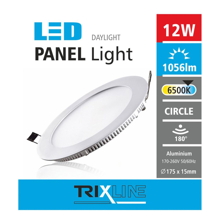 LED Vgradna svetilka CIRCLE LED/12W/230V