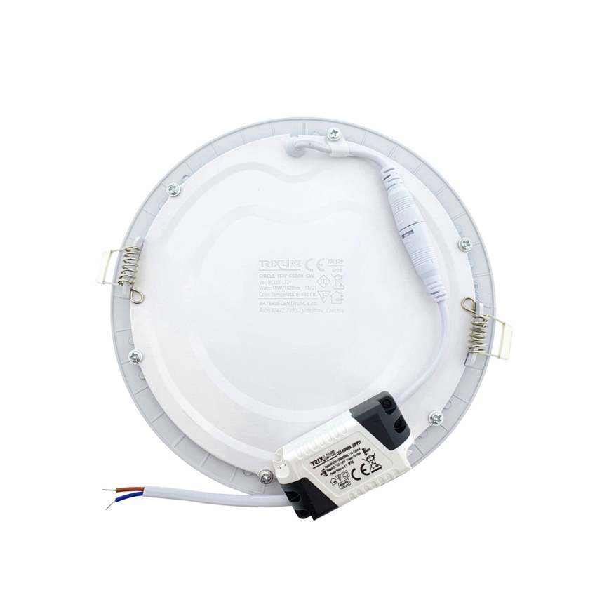 LED Vgradna svetilka CIRCLE LED/15W/230V 6500K pr. 18,8 cm bela