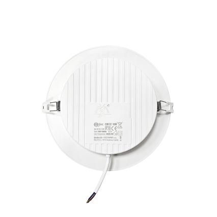LED Vgradna svetilka CIRCLE LED/18W/230V 4000K pr. 22 cm bela