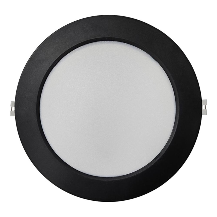 LED Vgradna svetilka CIRCLE LED/18W/230V 4000K pr. 22 cm črna