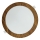 LED Vgradna svetilka CIRCLE LED/18W/230V 4200K pr. 22 cm rjava