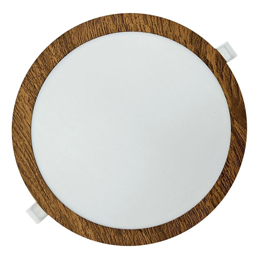 LED Vgradna svetilka CIRCLE LED/24W/230V 4200K pr. 29,6 cm rjava
