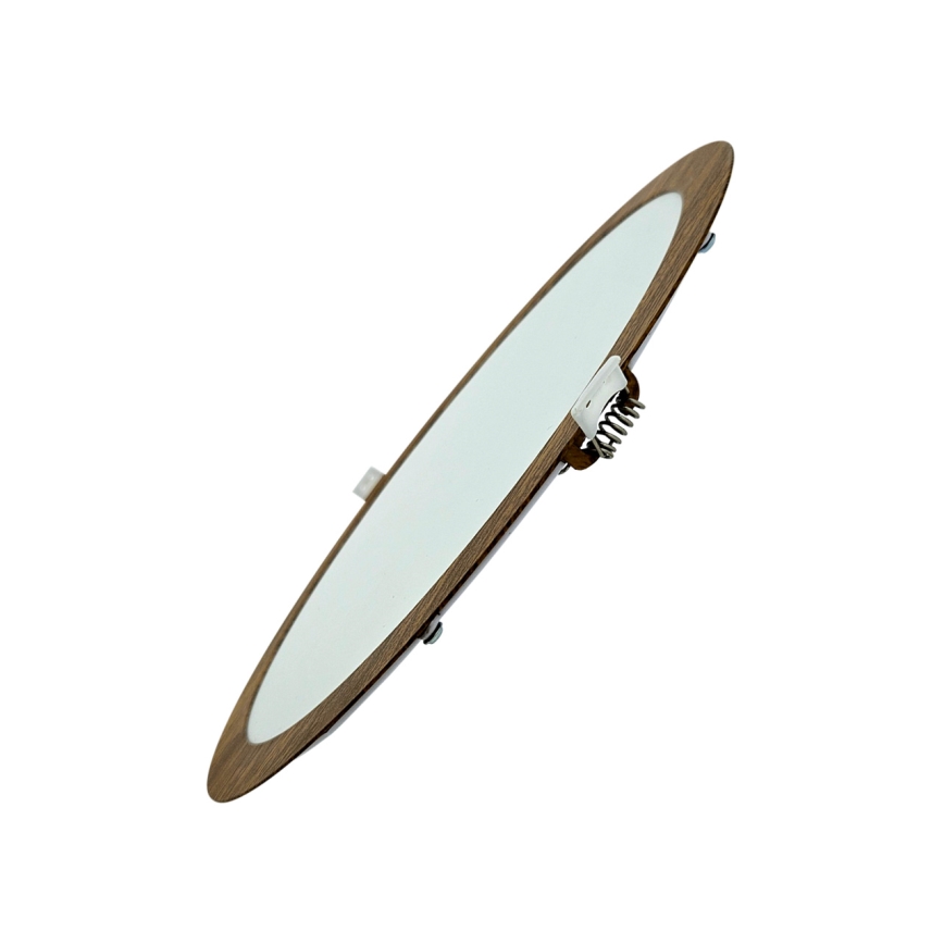 LED Vgradna svetilka CIRCLE LED/24W/230V 4200K pr. 29,6 cm rjava