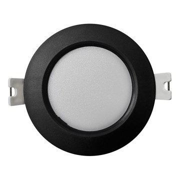 LED Vgradna svetilka CIRCLE LED/3W/230V 4000K pr. 9 cm črna