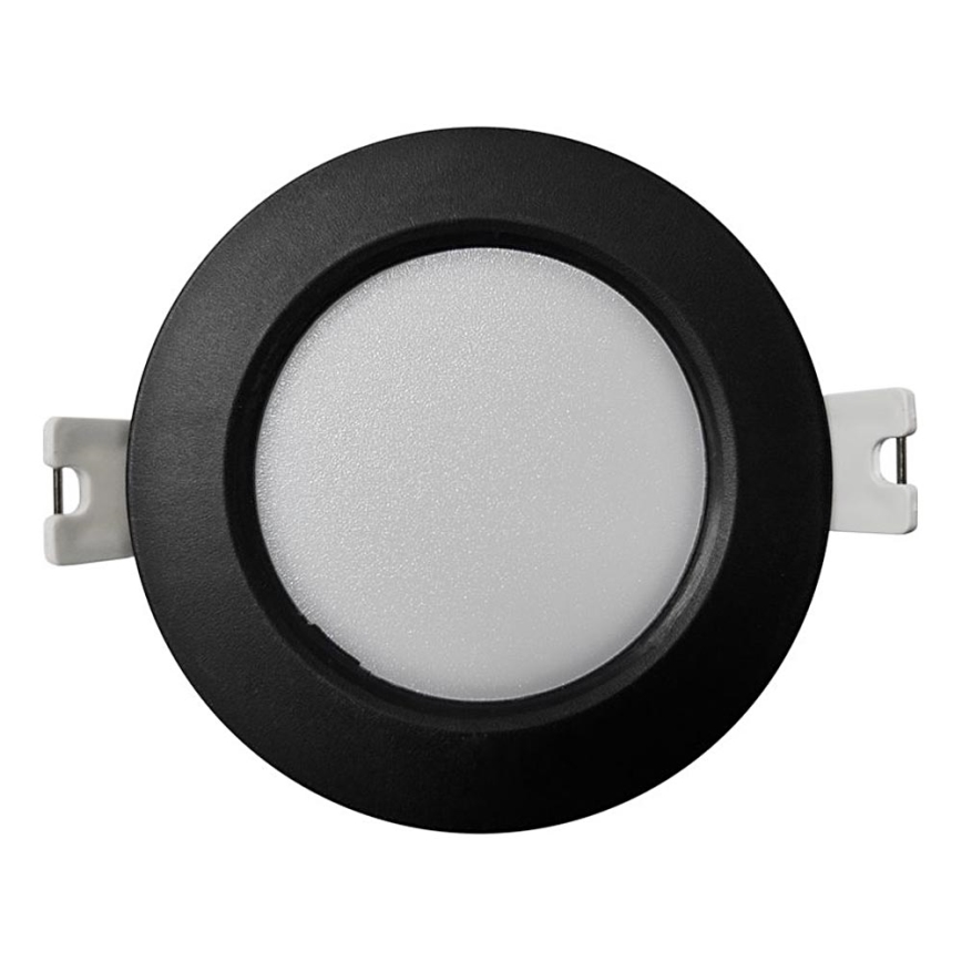 LED Vgradna svetilka CIRCLE LED/3W/230V 4000K pr. 9 cm črna