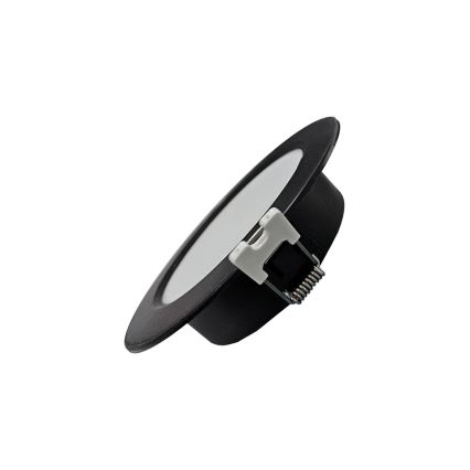 LED Vgradna svetilka CIRCLE LED/3W/230V 4000K pr. 9 cm črna