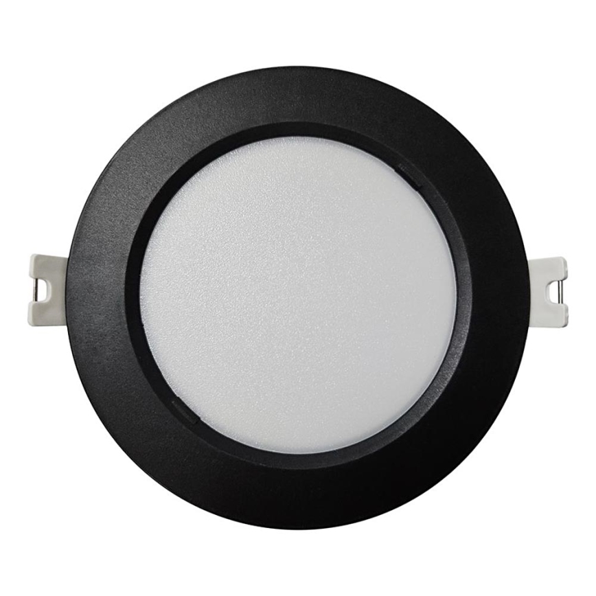 LED Vgradna svetilka CIRCLE LED/6W/230V 4000K pr. 12 cm črna