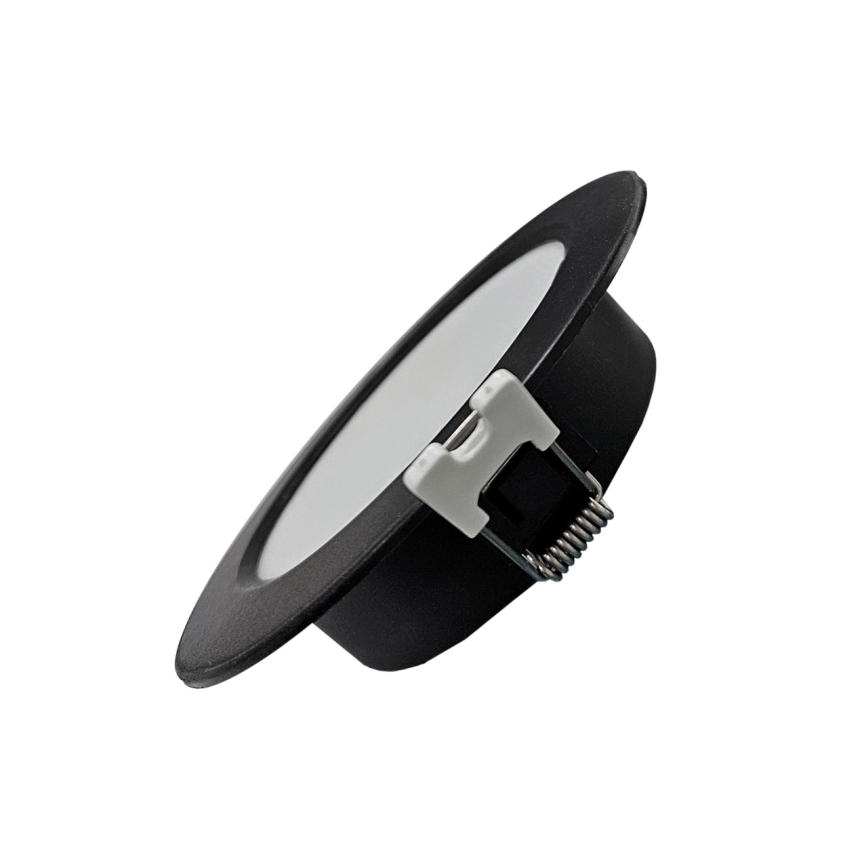 LED Vgradna svetilka CIRCLE LED/6W/230V 4000K pr. 12 cm črna