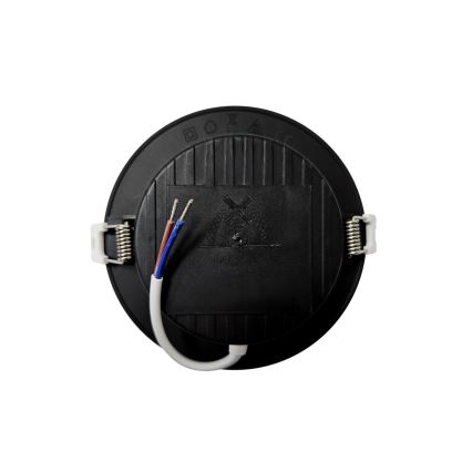 LED Vgradna svetilka CIRCLE LED/6W/230V 4000K pr. 12 cm črna