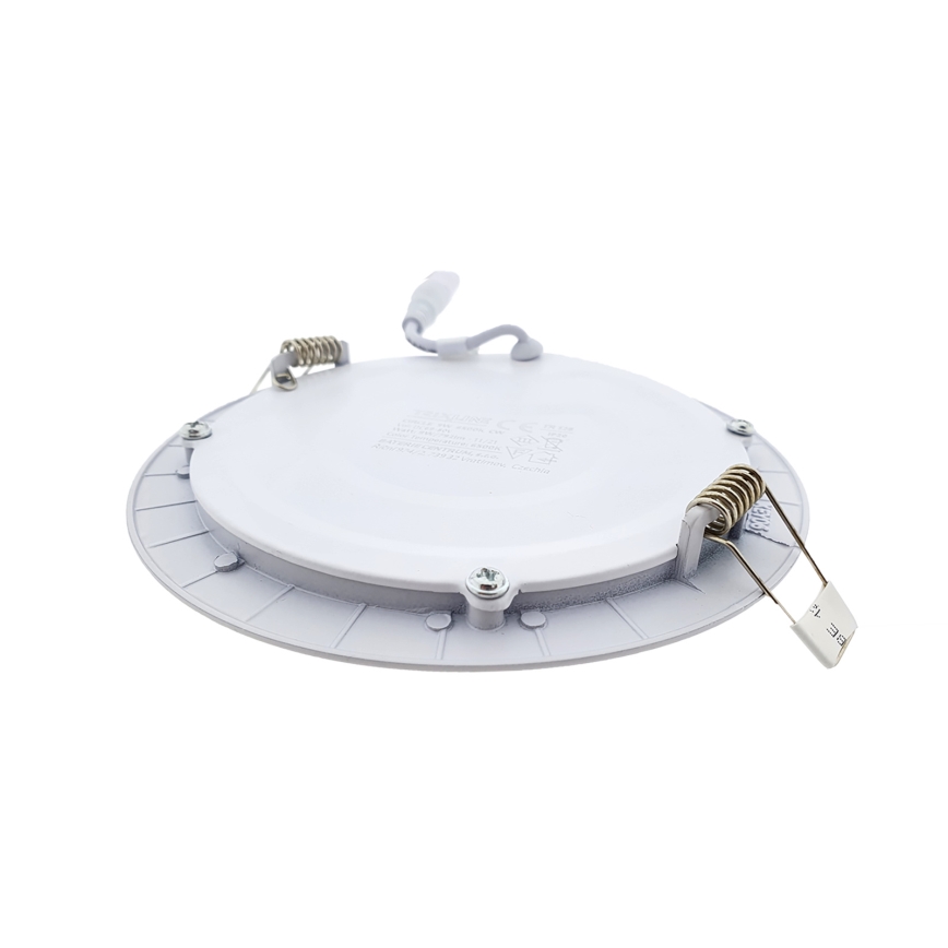 LED Vgradna svetilka CIRCLE LED/9W/230V 6500K pr. 14,5 cm bela