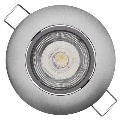 LED Vgradna svetilka EXCLUSIVE 1xLED/5W/230V 3000 K srebrna
