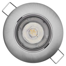 LED Vgradna svetilka EXCLUSIVE 1xLED/5W/230V 4000 K srebrna
